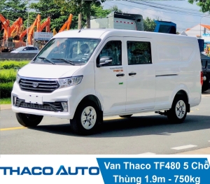 Xe tải Van Thaco 5 chỗ | TF480V 5S | 750 KG