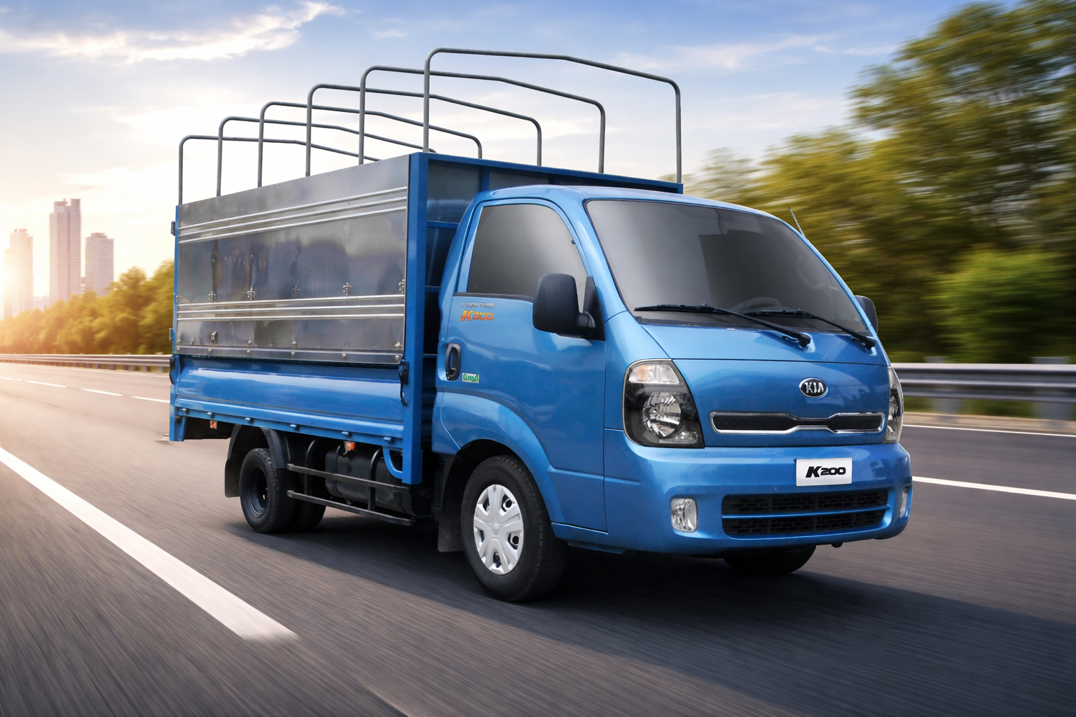 Kia K200 Thùng Mui Bạt