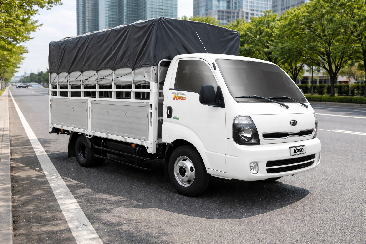 Kia K250 Thùng Mui Bạt